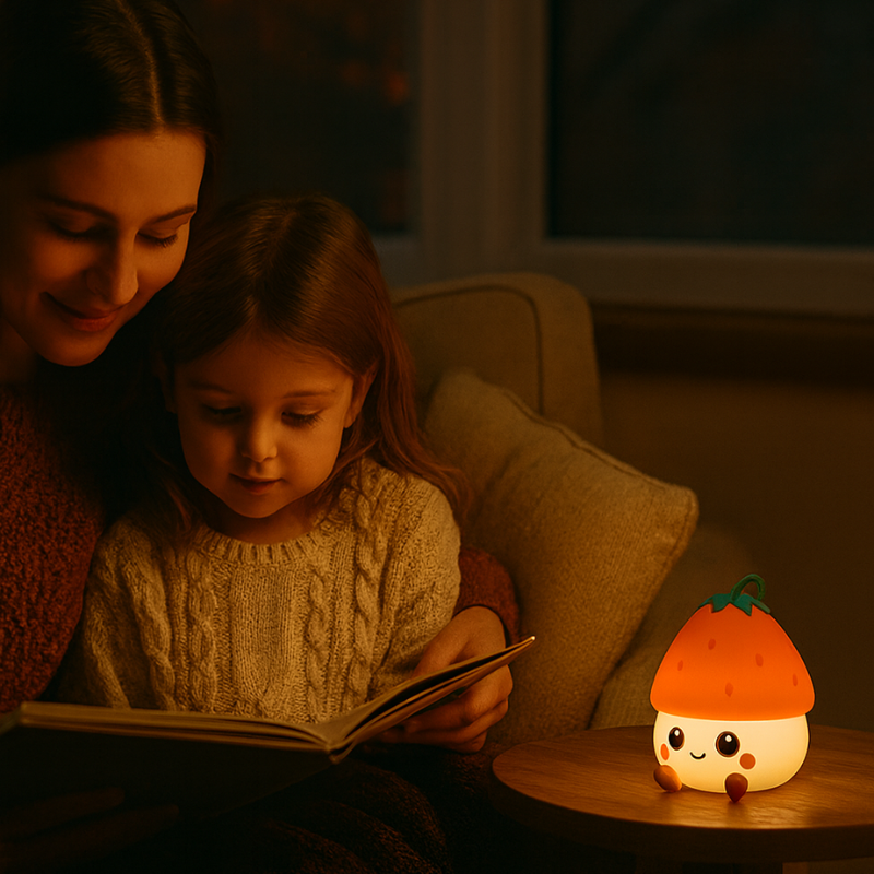 Cozy Strawberry - Den mjuka och mysiga jordgubbslampan