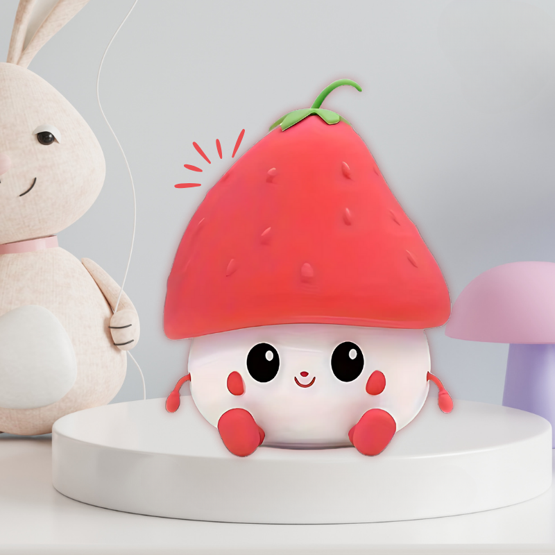 Cozy Strawberry - Den mjuka och mysiga jordgubbslampan